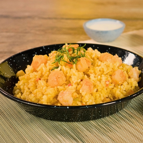 Arroz con camarones