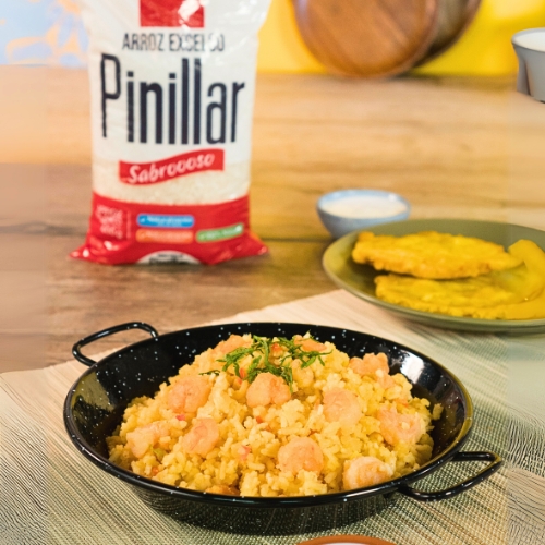 Arroz con camarones